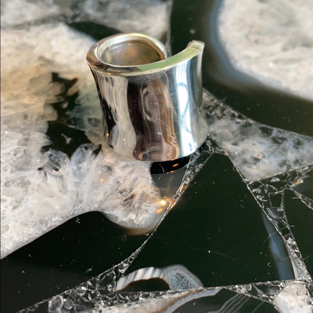 Sterling Silver Large Statement Ring - image 1